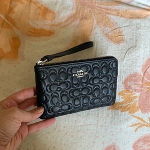 Brand New Black Coach Wristlet